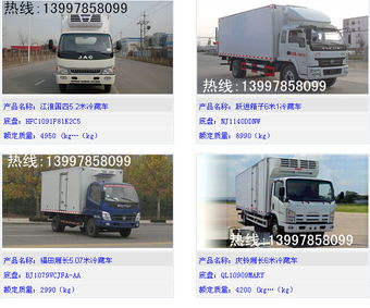 奧鈴冷藏車 專業高效，助力冷鏈運輸新升級